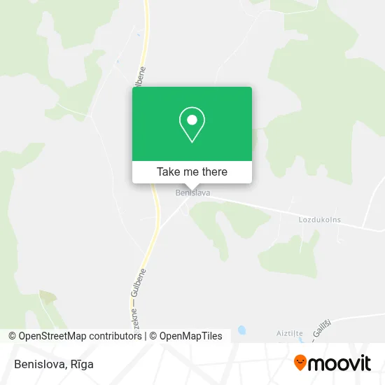 Benislova map