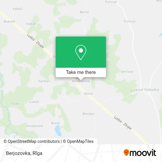 Berjozovka map