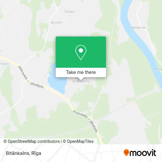 Bitānkalns map