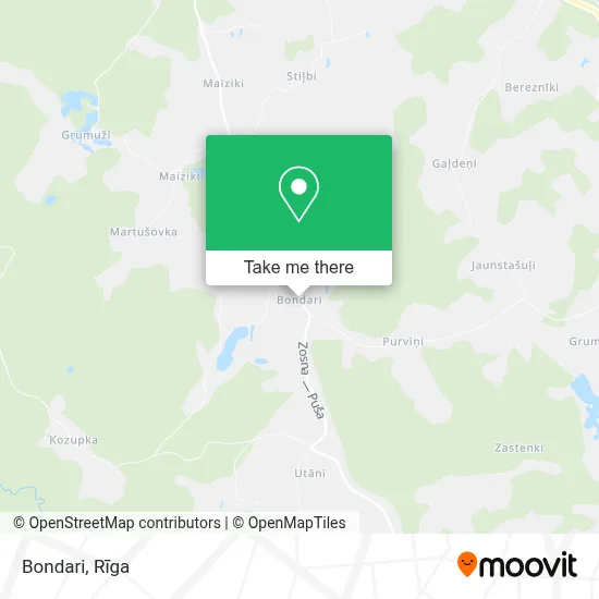 Bondari map