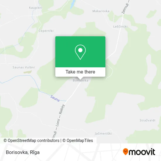 Borisovka map