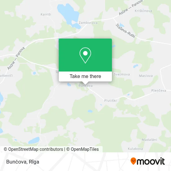 Bunčova map