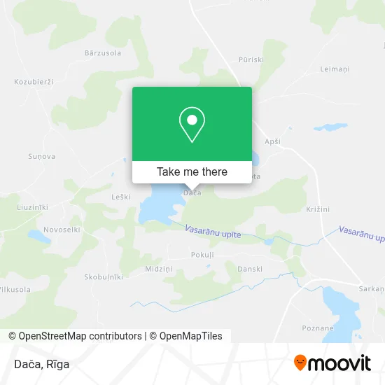 Dača map