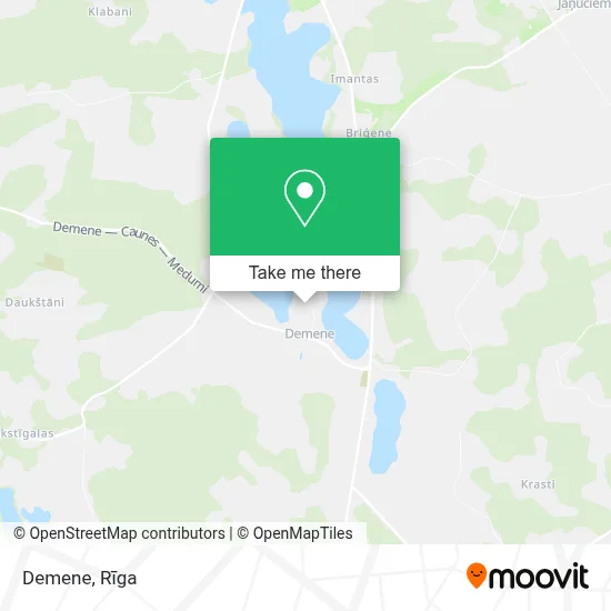 Demene map
