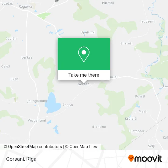 Gorsani map