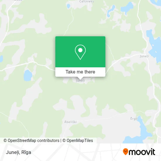 Juneļi map