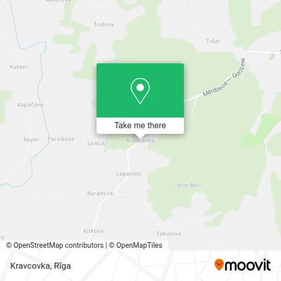 Kravcovka map