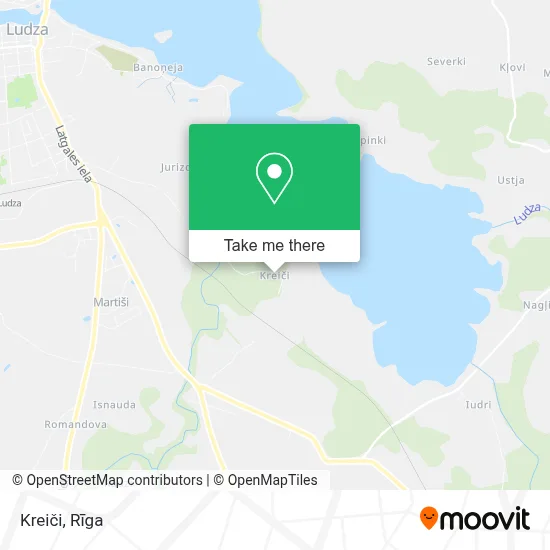 Kreiči map