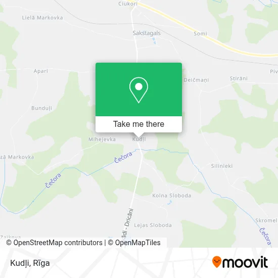 Kudļi map