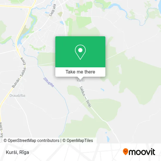 Kurši map