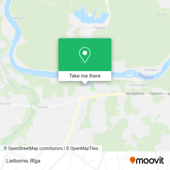 Lielborne map