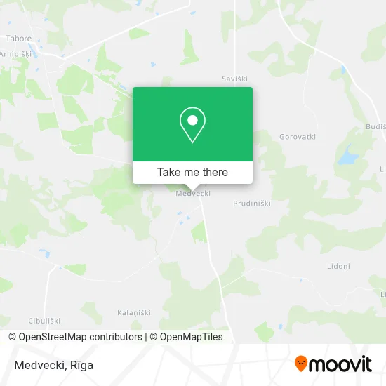 Medvecki map