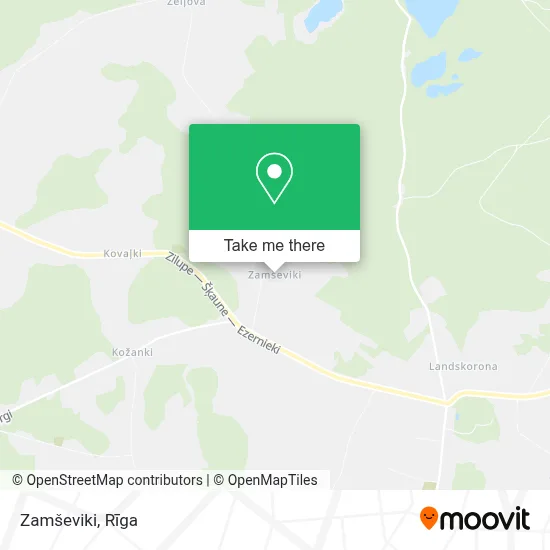 Zamševiki map