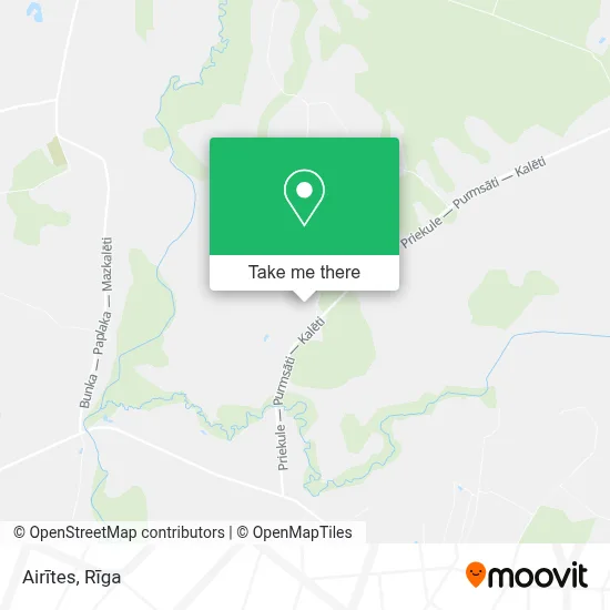 Airītes map