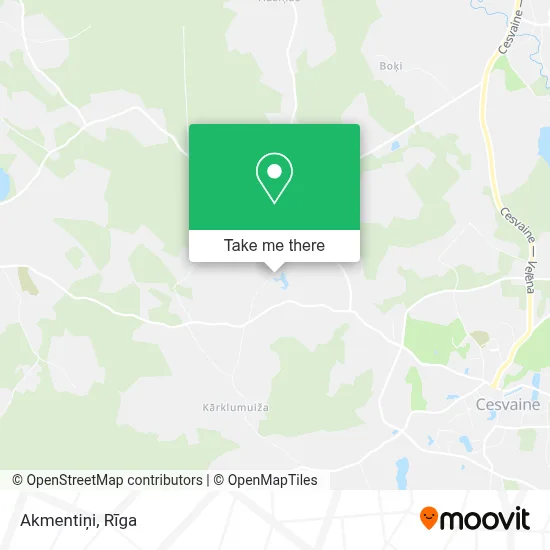 Akmentiņi map