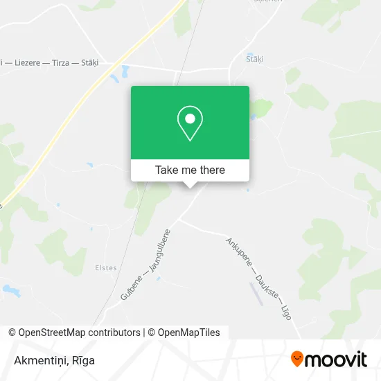 Akmentiņi map