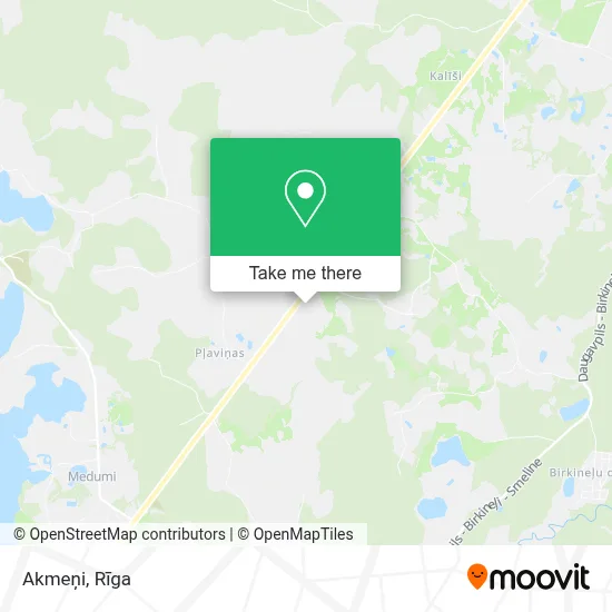 Akmeņi map
