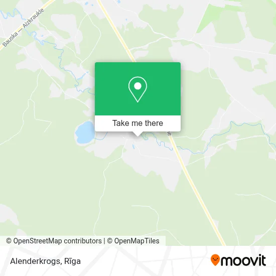 Alenderkrogs map