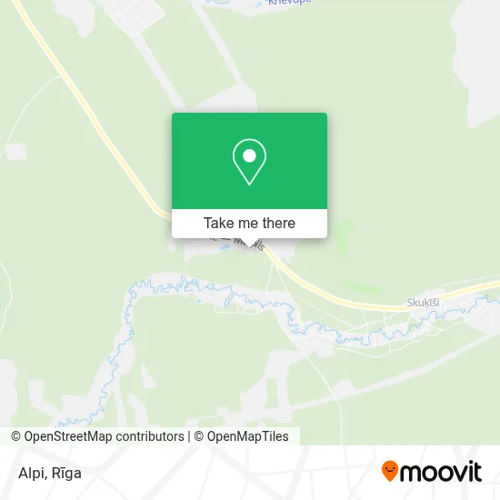 Alpi map