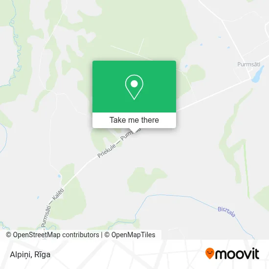 Alpiņi map