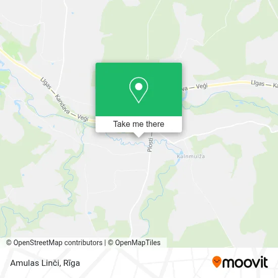 Amulas Linči map
