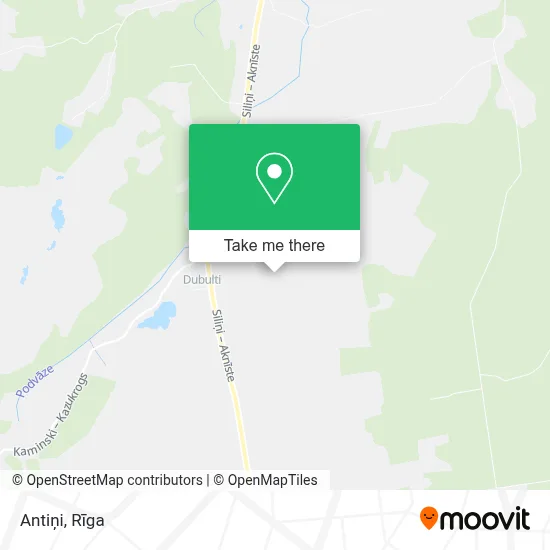 Antiņi map