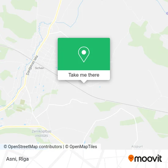 Asni map