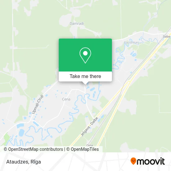 Ataudzes map