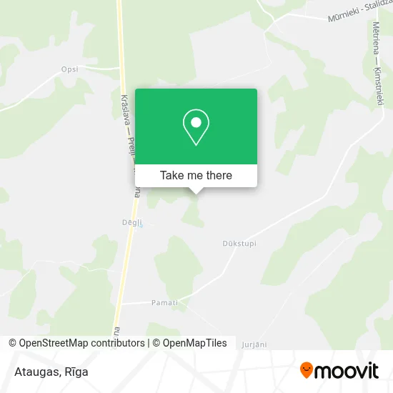 Ataugas map