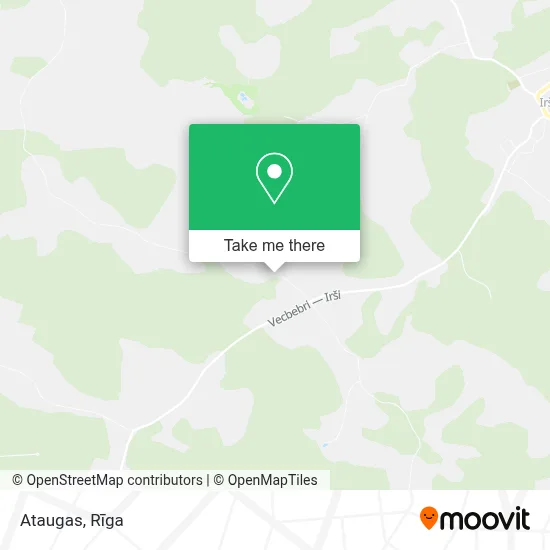 Ataugas map