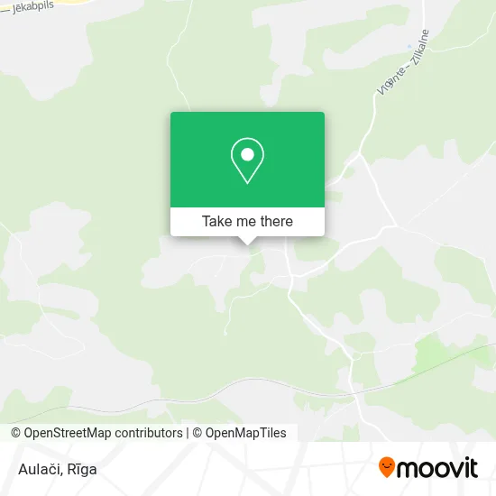 Aulači map