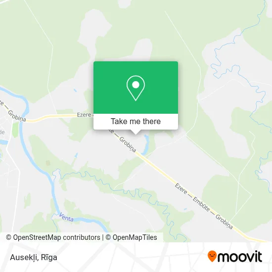 Ausekļi map