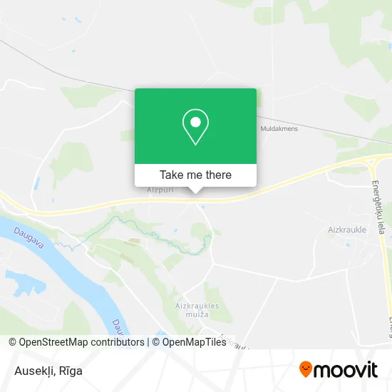 Ausekļi map