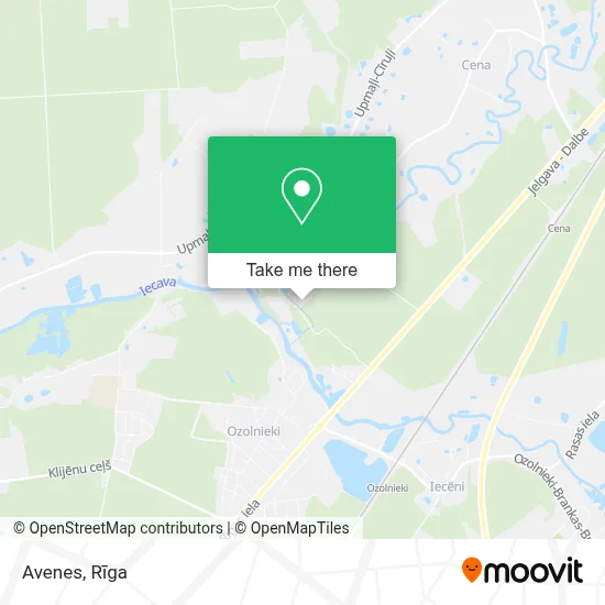 Avenes map