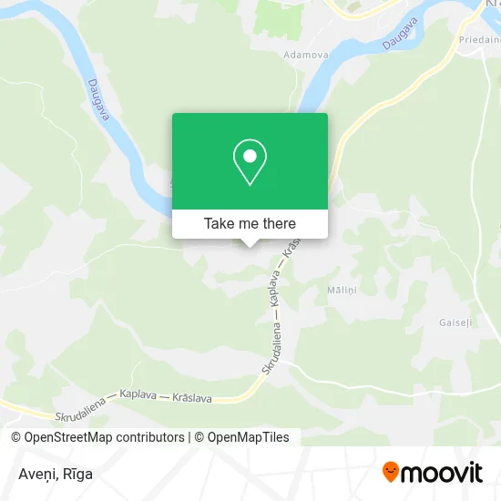Aveņi map
