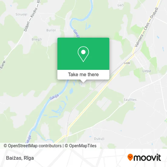 Baižas map