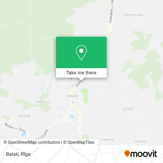 Balsti map