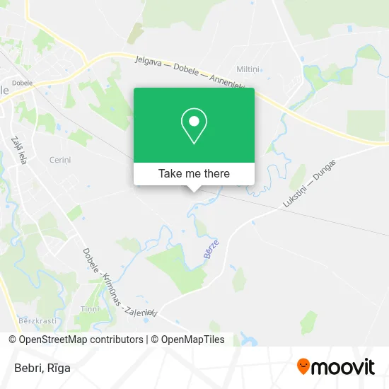 Bebri map