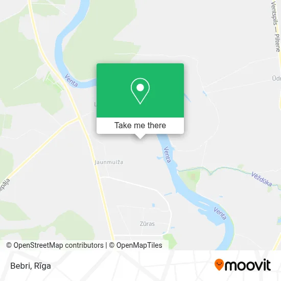 Bebri map