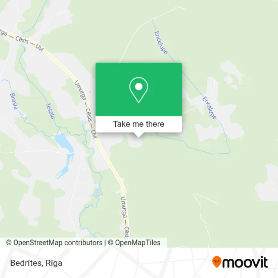 Bedrītes map