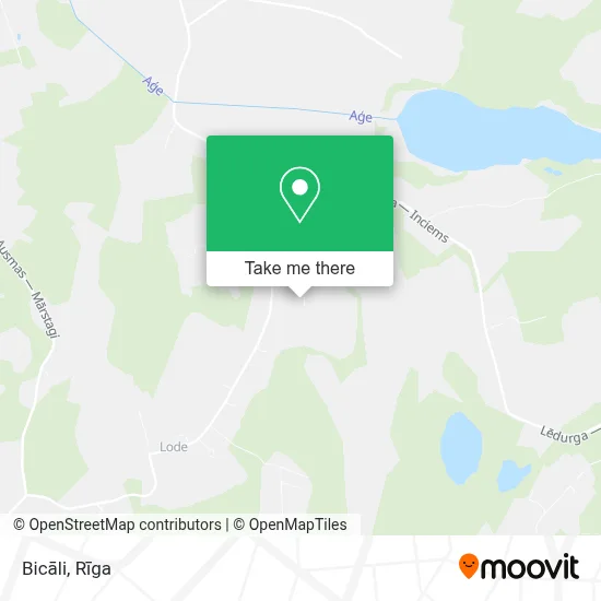 Bicāli map