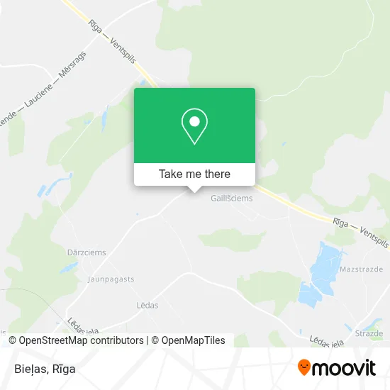 Bieļas map