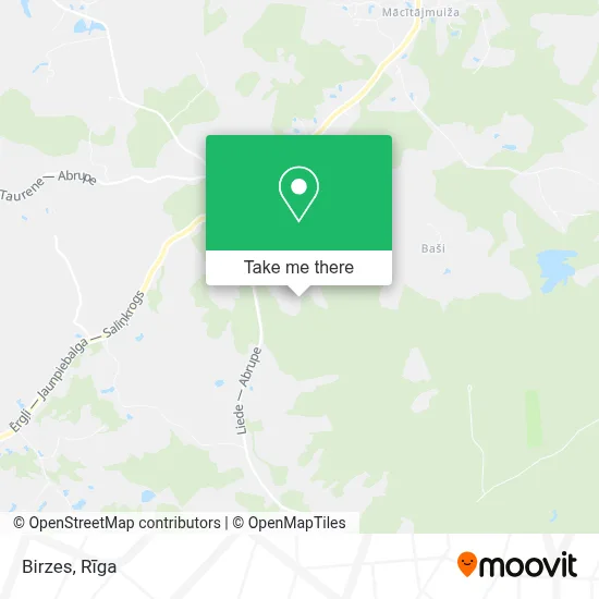 Birzes map