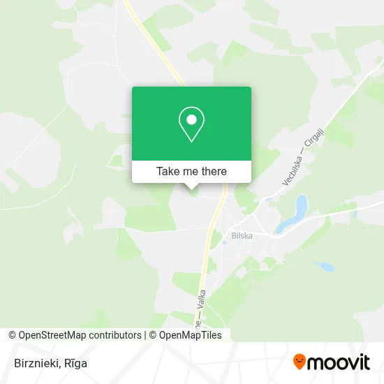 Birznieki map