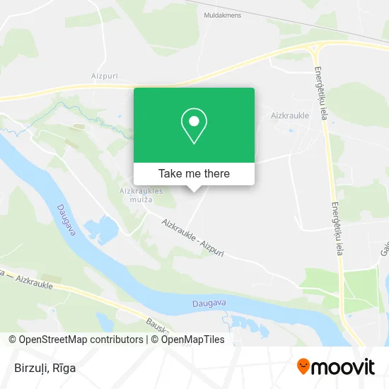Birzuļi map