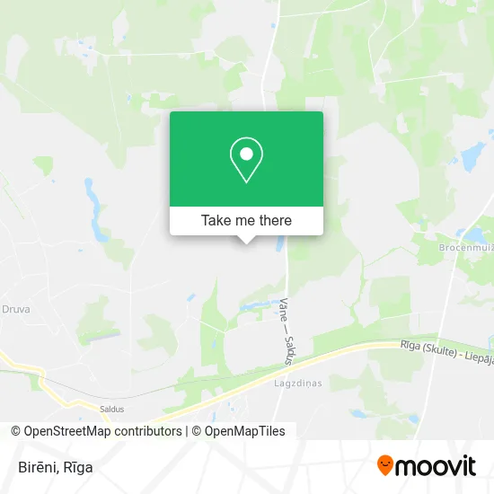 Birēni map