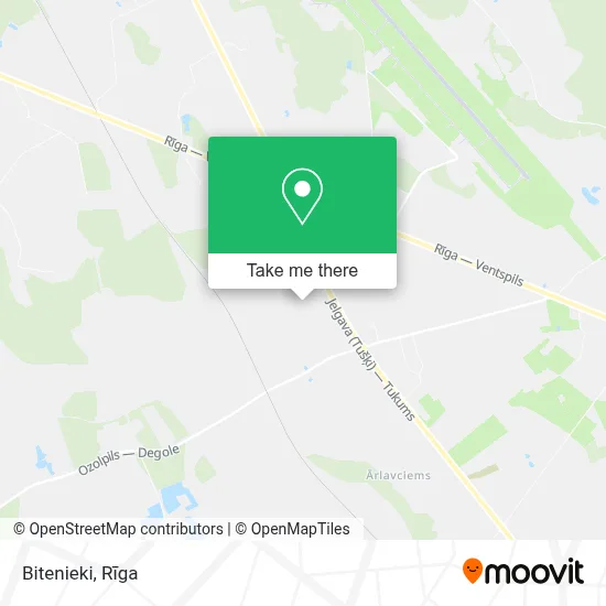 Bitenieki map