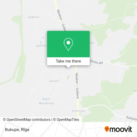 Bukupe map