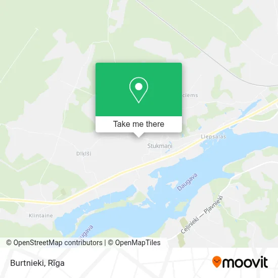 Burtnieki map