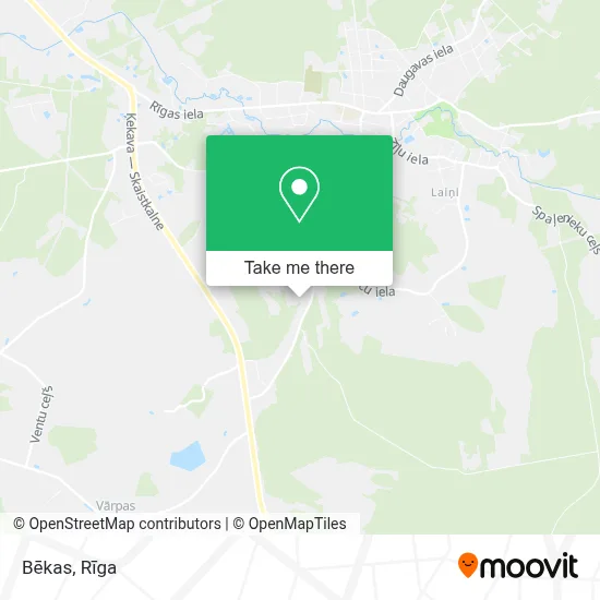 Bēkas map